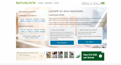 Desktop Screenshot of bonuslaina.fi