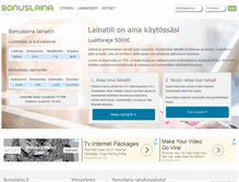 Tablet Screenshot of bonuslaina.fi